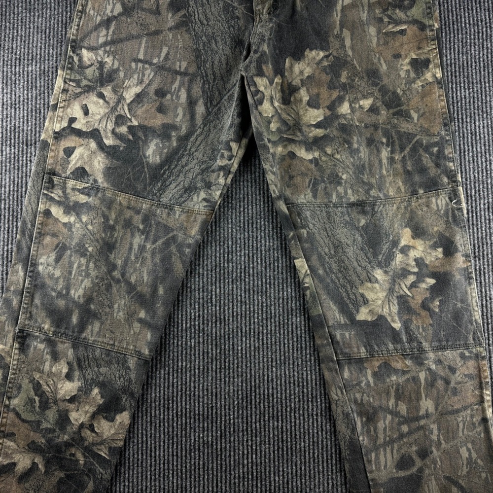 Wrangler Authentics Mens Camo Double Knee Jeans 38x34 97GRICM Real Tree Hunting - Picture 2 of 7